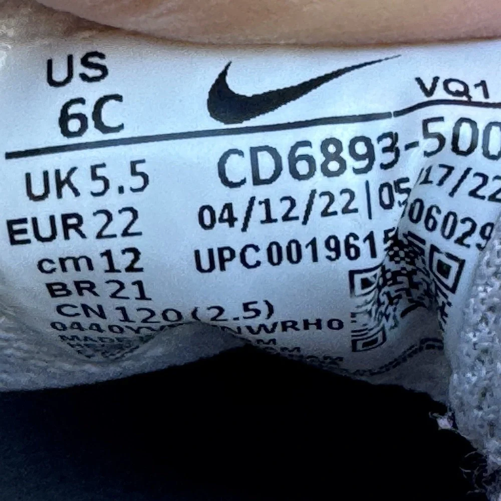 Size 6c - Nike Girls Air Max Excee Sneakers‎ CD6893-500 Toddler Shoes